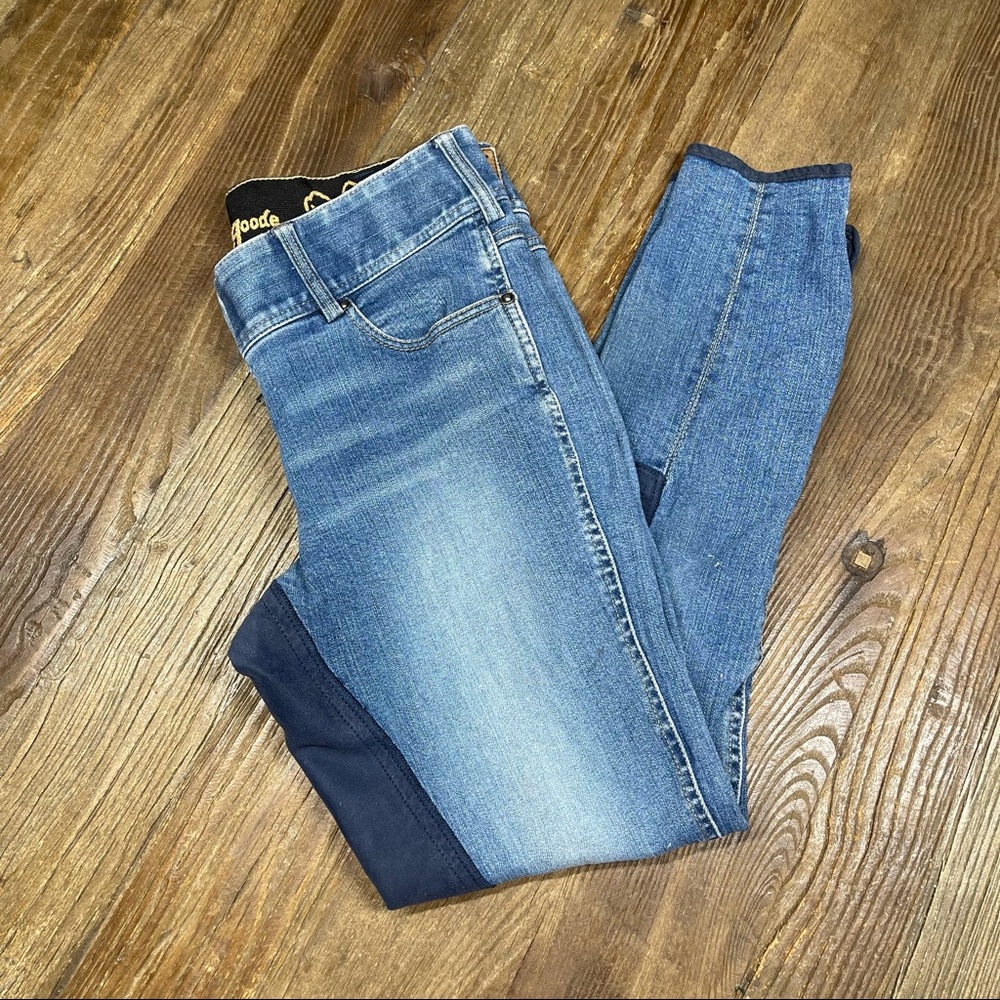 Goode Rider Full Seat Riding Jeans Size 28R - Picture 9 of 12